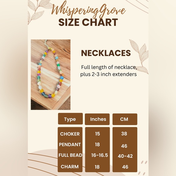 Budding in Spring- necklace - Picture 5 of 5